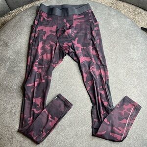 Lululemons Men’s Surge Tights Red Camo RARE!